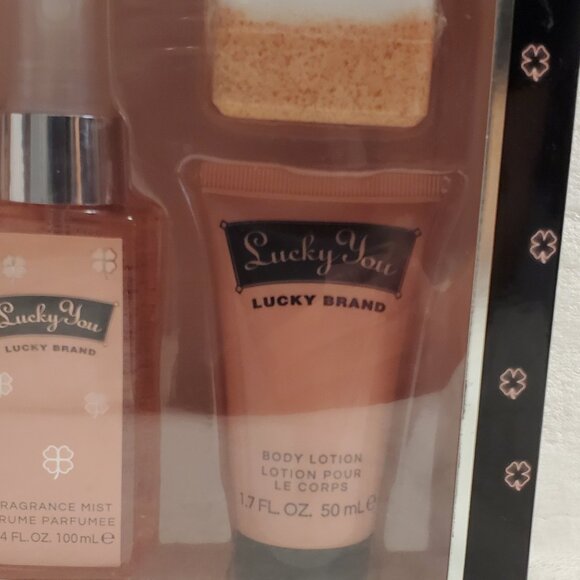 NIB - Lucky You for Women by Lucky Brand 4 pc Gift Set - Picture 5 of 8